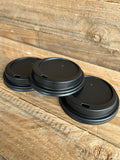80mm Black Sip Lids