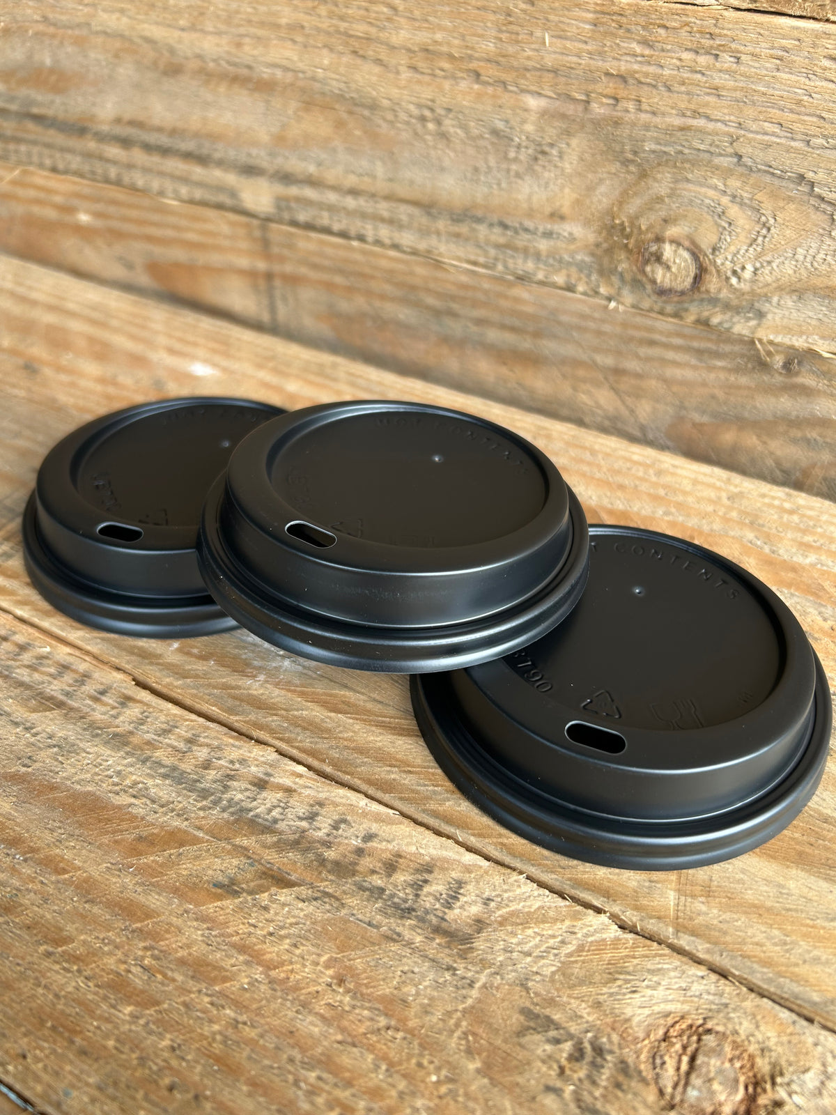 80mm Black Sip Lids
