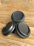 90mm Black Sip Lids