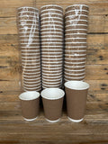 Brown Chex Ripple Wall Cup (Copy)